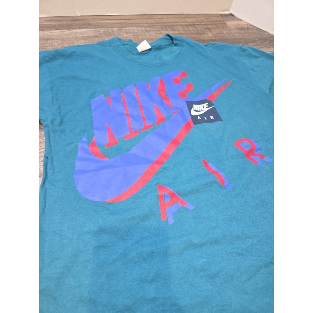 Vintage Nike Air T Shirt Green M                                            #163 - Picture 10 of 16